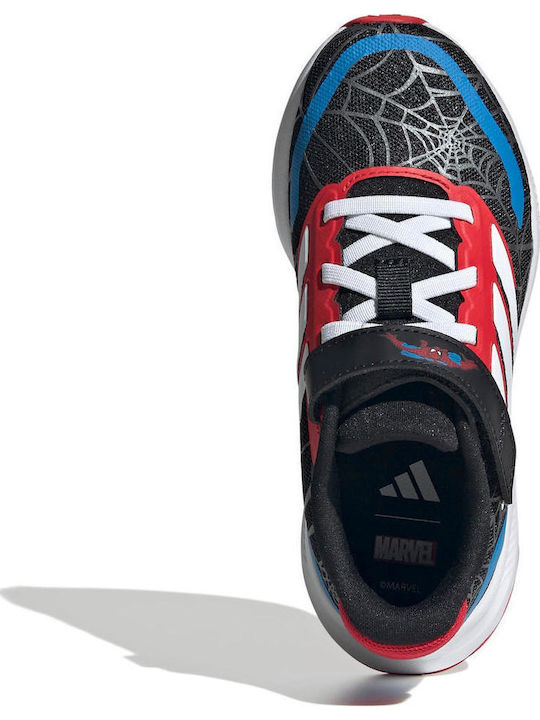 Runfalcon Spider Man Αθλητικά Παιδικά Παπούτσια Running με Σκρατς Μαύρα