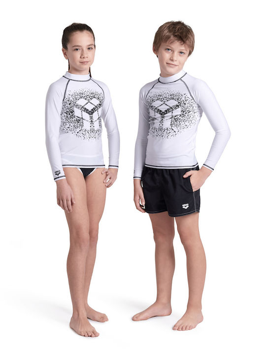 Arena Kids Swimwear Long Sleeve Shirt White