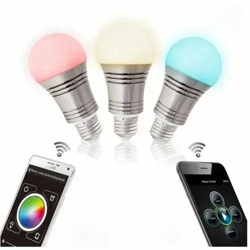 Smart Смарт крушка LED 7.5W за фасунга E27 RGBW 640лм Димируем