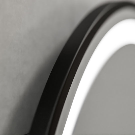 Alista Home Кръгло LED Touch 60x60 см Черно Alista Home Кръгло LED Touch 60x60 см Черно