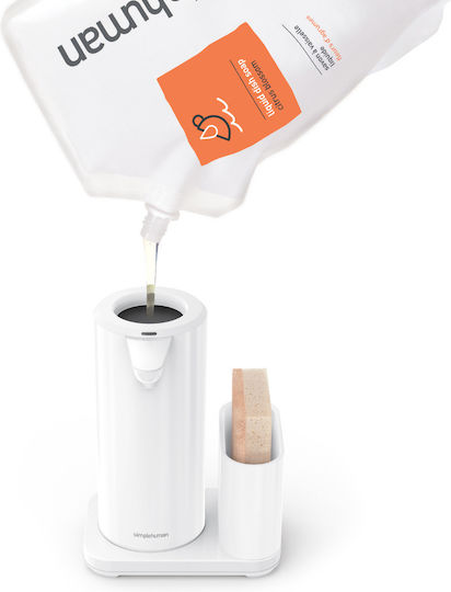 Simplehuman Plastic Kitchen Dispenser with Automatic Dispenser
