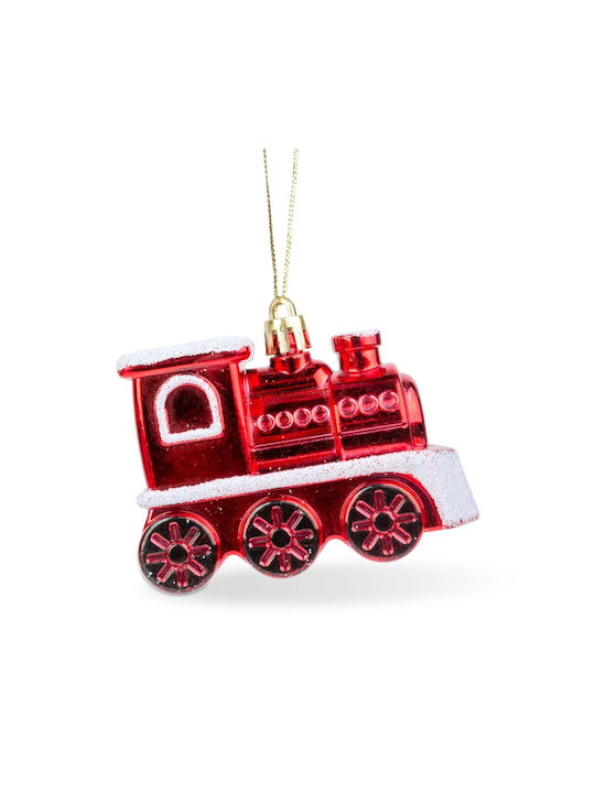 Christmas Tree Ornament Shiny Locomotive 8 x 6 x 3 cm