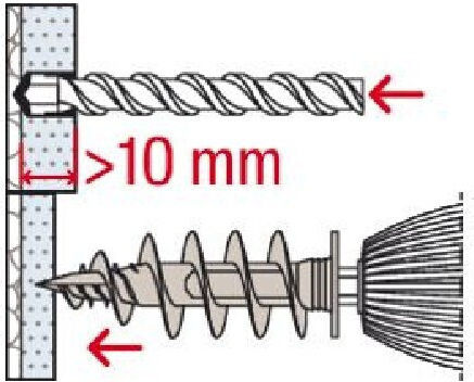 fischer Fid Ii Oops Plastic 8x50mm