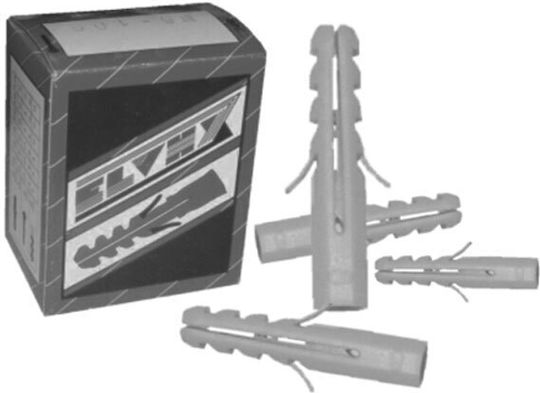 Elvhx Ούπα Πλαστικό 5x250mm 100τμχ
