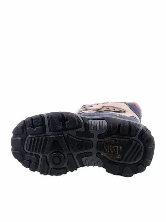 Lederne Kinderstiefel Blau