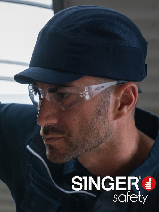 Singer Safety Hat Work Security Blue HG916B