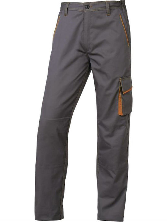 Delta Plus Panostyle Work Trousers Gray