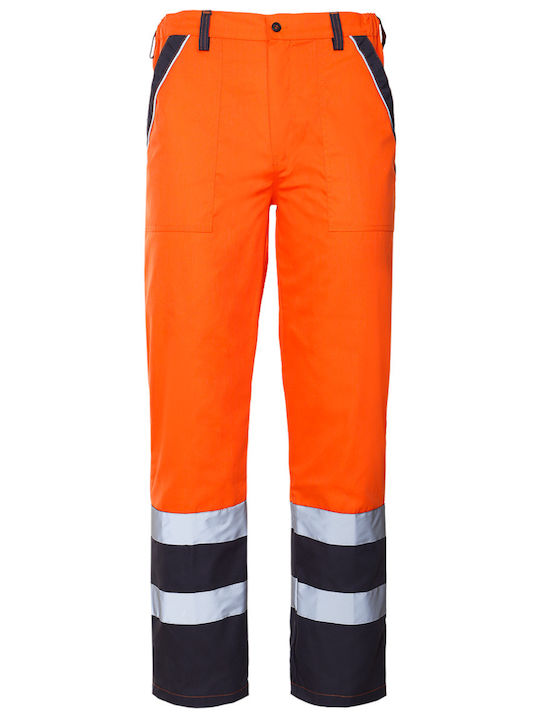 Stenso Collins Reflectorizant Pantaloni de Lucru Portocaliu