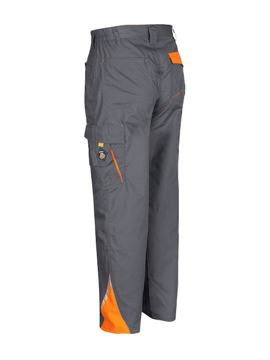 Stenso Prisma Summer Reflective Work Trousers Gray