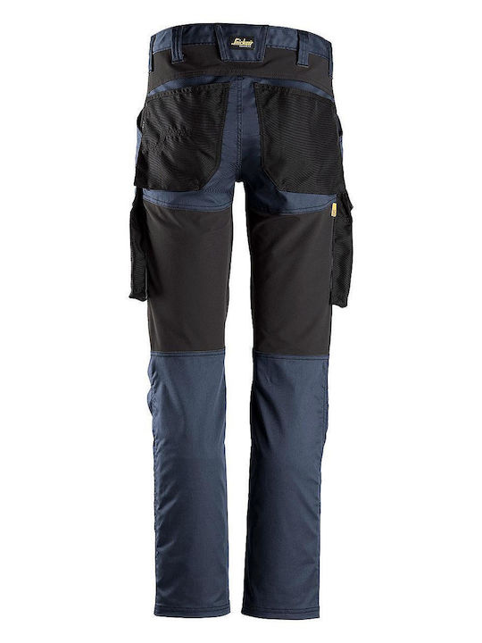 Snickers Workwear AllroundWork Stretch Without Knee Pockets Pantaloni de Lucru Albastru marin