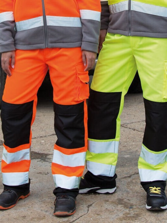 Result Safety Cargo Ανακλαστικό Παντελόνι Εργασίας Κίτρινο