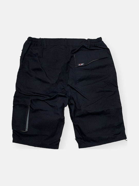 Axon Top Work Shorts Blue