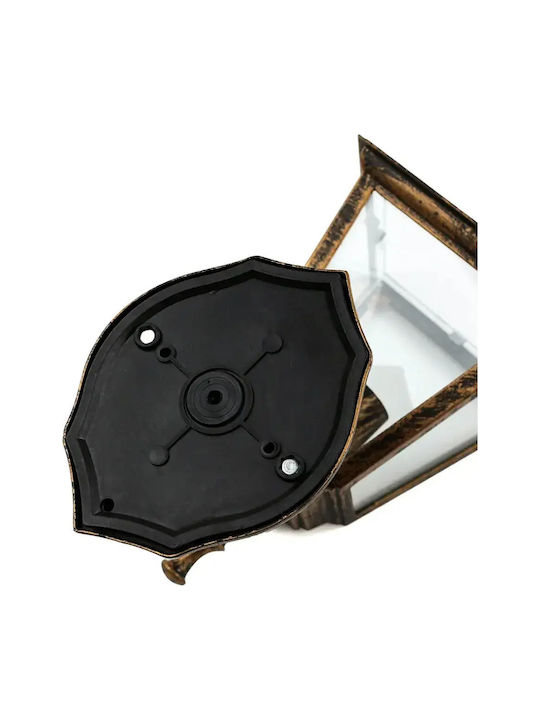 Wandmontierte Außen-Laterne E27 IP44 34.5x15x19.5εκ.