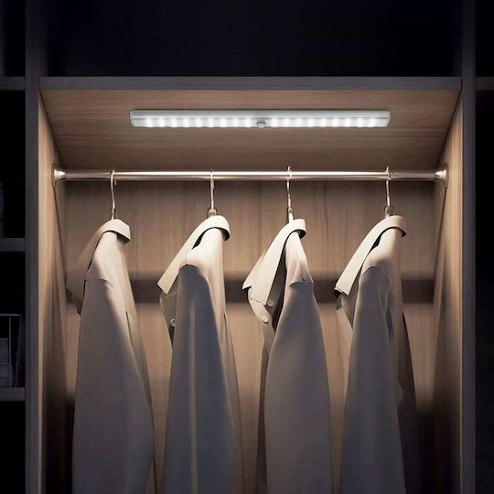 Atman Wiederaufladbar LED Leuchte Linear für Schränke mit Batteriebetrieben und Bewegungssensor 1Stück