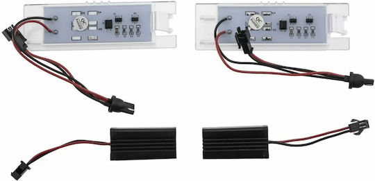 License Plate Lights Led for Alfa Romeo Mito Fiat Punto / Grande Punto / Bravo 2pcs