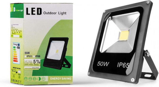 Στεγανός Προβολέας LED 50W Ψυχρό Λευκό 6000K IP65
