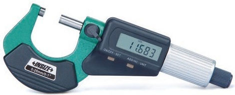 Insize Digital Micrometer 0-25mm