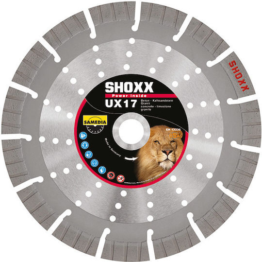 Discuri De Tăiere Super Premium Diamant Shoxx Ux17 Mărime 230 X 22.23 Samedia 310137