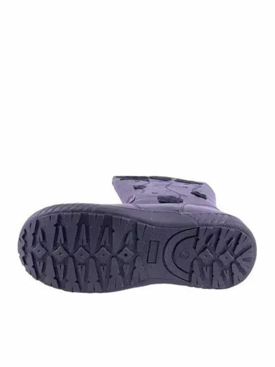 Kinderstiefel mit Reißverschluss Schwarze