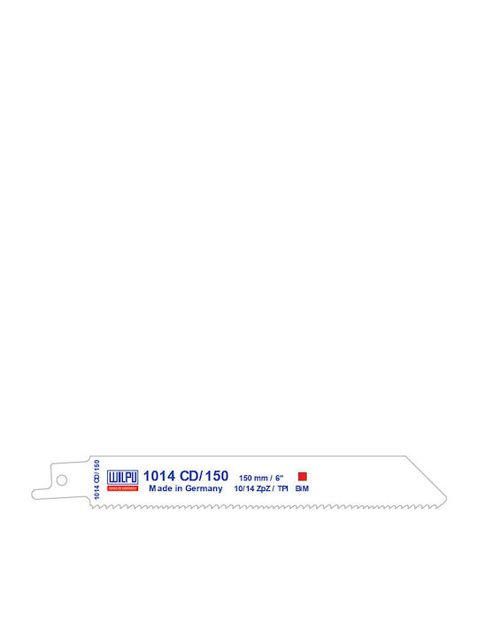 Lama Bi-metal 1014 Cd/150 Pentru Fierăstrău Pendular Palete 5 Bucăți Dimensiune 150 X 19 X 1,27 Mm