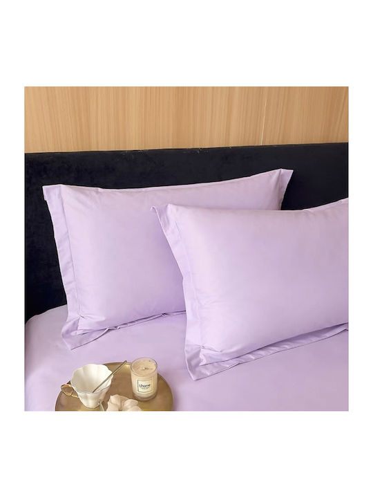 My Home Luxury Sheet Super-Double with Elastic 160x200+30cm. Lilac