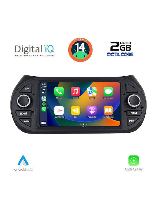 Digital IQ Автомобилна Аудио Система (Блутут/USB/WiFi/GPS/Apple-Carplay/Android-Auto) с Тъчскрийн 7"