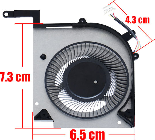 Laptop Fan Cpu Cooling Fan Msi Prestige 14 Ai Evo C1mg Ms-14n1 14n1-cpu Bs5405hs-u5y Bs5405hs-u6z 5pin Code 81603