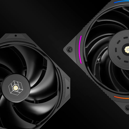 Thermalright Royal Pretor 130 Ultra Охладител за ЦПУ Двойен вентилатор за Socket /A/M/4/A/M/5/1/2/0/0/1/1/5/x/1/7/0/0/ с ARGB Осветление Черен