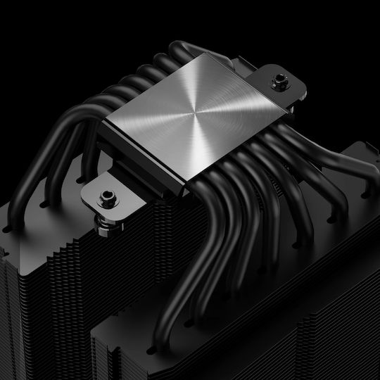 Thermalright Royal Pretor 130 Ultra Охладител за ЦПУ Двойен вентилатор за Socket /A/M/4/A/M/5/1/2/0/0/1/1/5/x/1/7/0/0/ с ARGB Осветление Черен