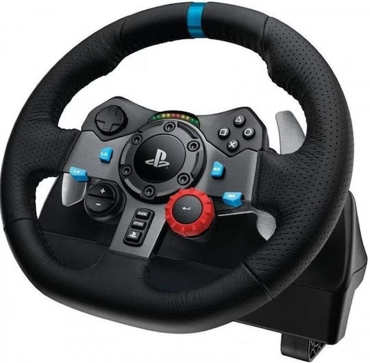 Logitech G29 SE Driving Force + Shifter Steering Wheel with Shifter and Pedals for PC / PS3 / PS4 / PS5 with 900° Rotation
