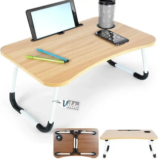 Vilde Birou Laptop Suport Laptop Husă Pahar și Tabletă Maro