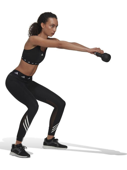 Techfit Training Γυναικείο Μακρύ Κολάν Σύσφιξης Μαύρο