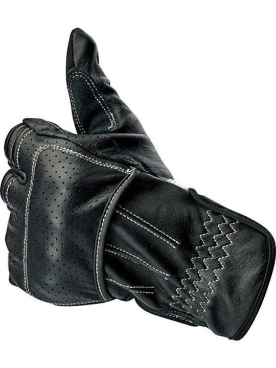 Biltwell Borrego Winter Men's Motorcycle Gloves Leather Black / Cement