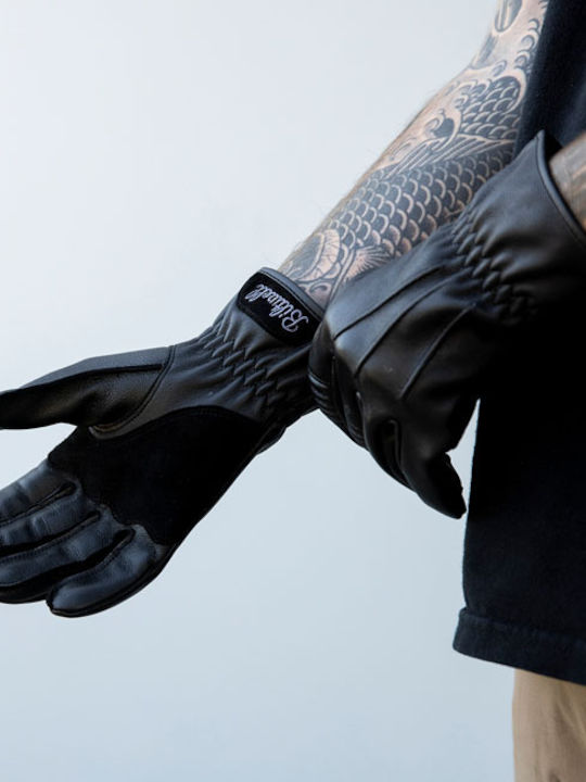 Biltwell Work 2.0 Men's Motorcycle Gloves Leather Black