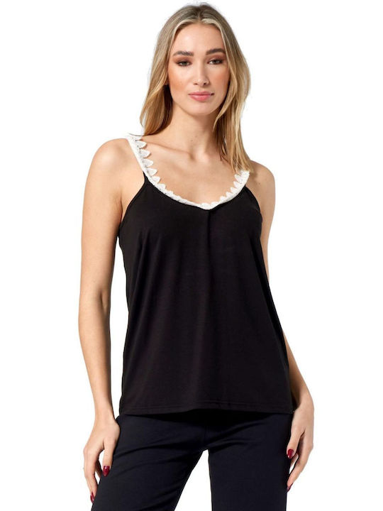 Women's Sleeveless Top Black