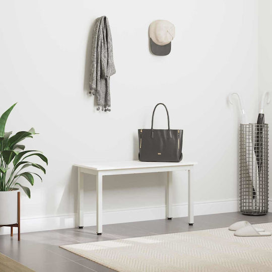 Scaune Sala de mese Lemn Alb 1buc 80x35x45buc