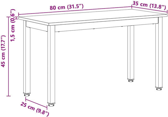 Scaune Sala de mese Lemn Alb 1buc 80x35x45buc