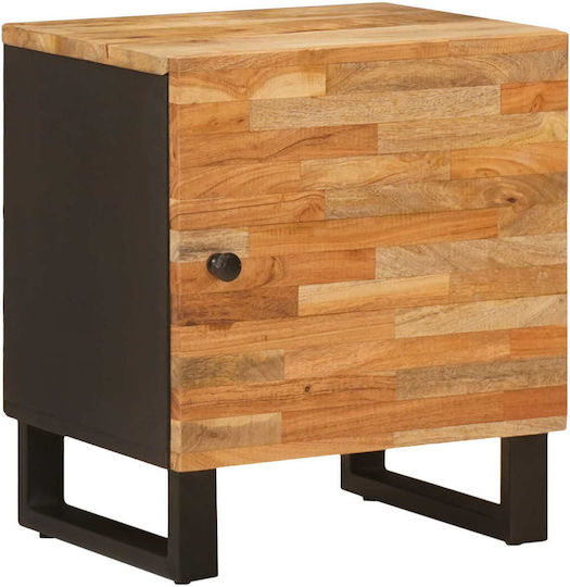 Bedside Tables from Solid Wood Brown 2 Pieces 40x33.5x46cm