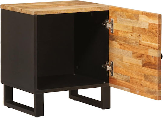 Bedside Tables from Solid Wood Brown 2 Pieces 40x33.5x46cm