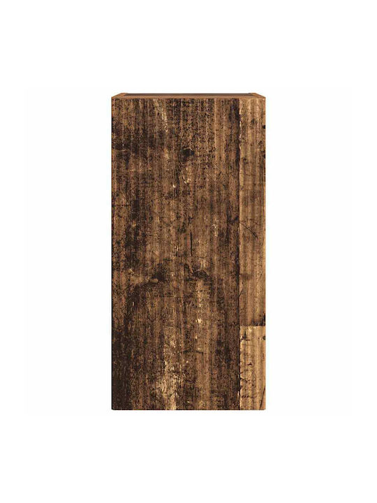 Wall Living Room Cabinet Made of Particle Board Old Wood 30x31x60cm