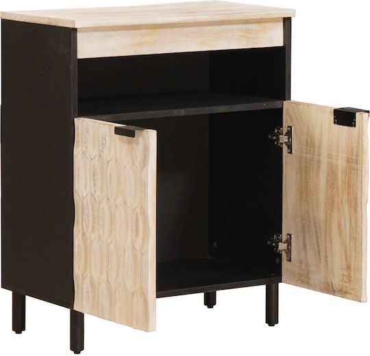 Sertar De Birou Din Lemn Alb 60x33.5x75cm