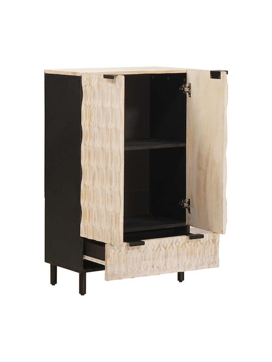Drawers Storage Made of Metal & Wood L60xW33.5xH100cm