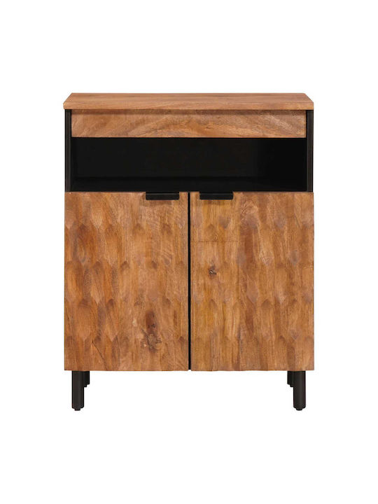 Office Storage Drawer Acacia Brown Finish L60xW33.5xH75cm