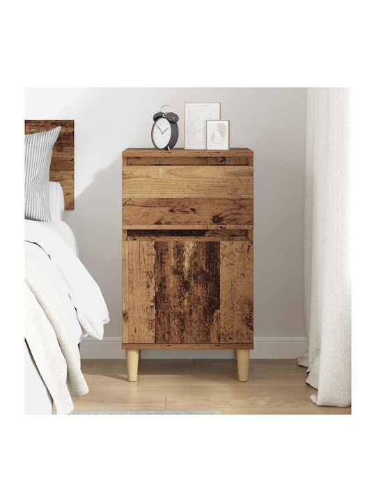 Sideboard Wooden with Drawers Old Wood 40x35x70cm