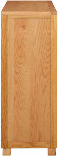 Wooden Chest of Drawers Coffee 80x35x95cm