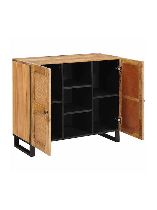 Bufet din Lemn Masiv & Metal Maro 40x33.5x110cm