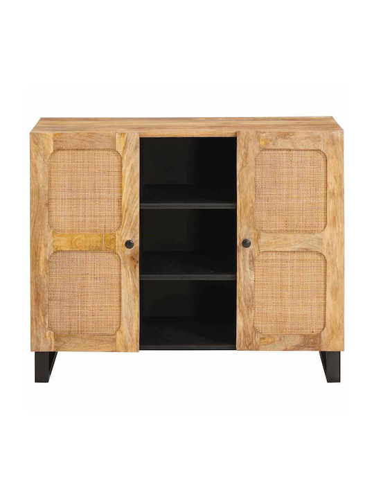 Bufet din Lemn Masiv & Metal Maro 40x33.5x110cm