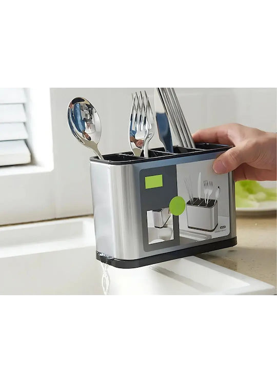 Verk Group Dish Drainer from Stainless Steel in Silver Color