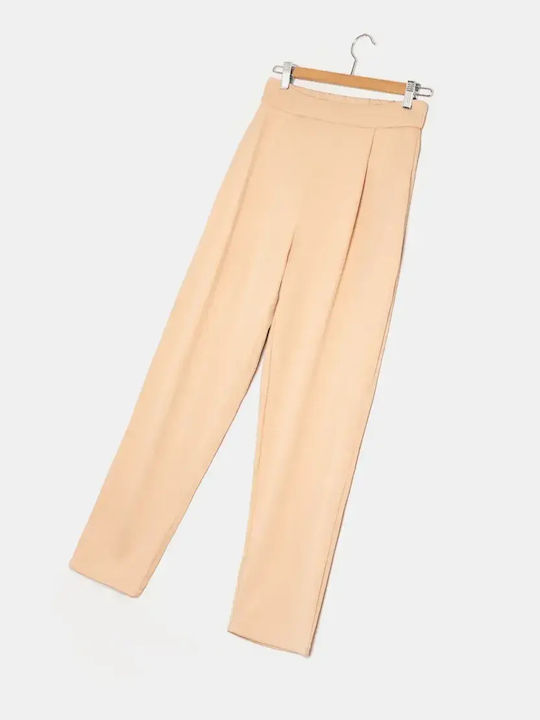 Damen Anzug Weste Hose Beige Größe Xl