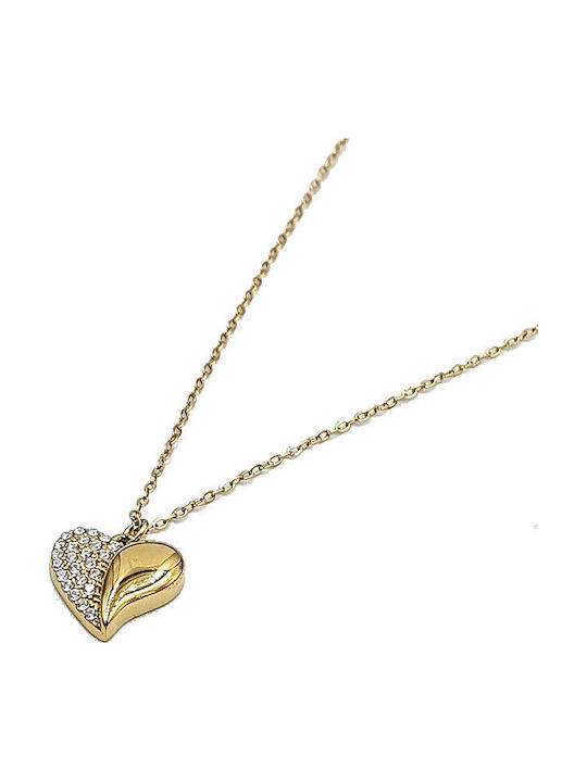 Fhs Jewlery Колиe от Златна Стомана